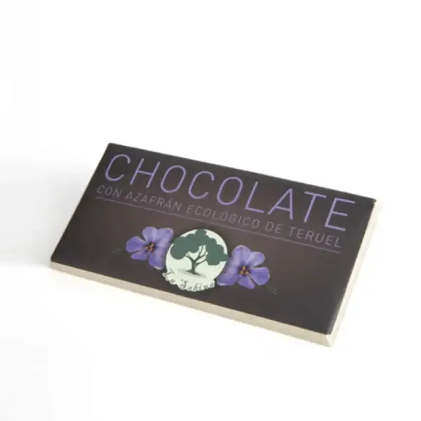 Chocolate Negro con Azafrán Ecológico «La Carrasca»