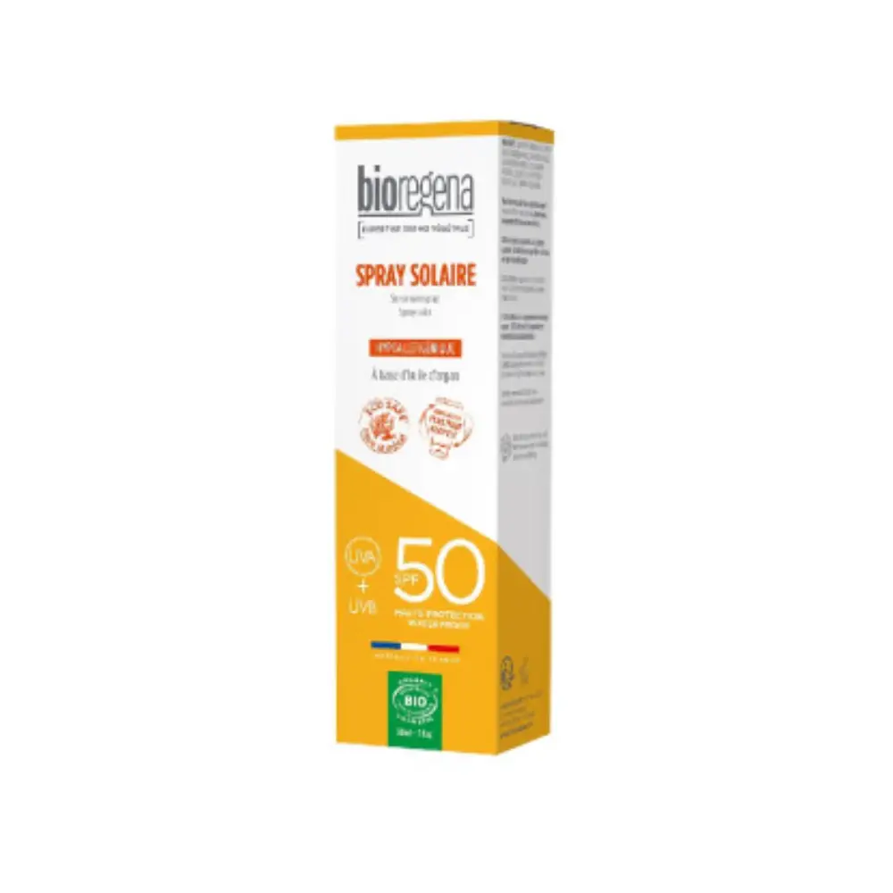 Spray solar spf50 hipoalergénico Bioregena 90 ml